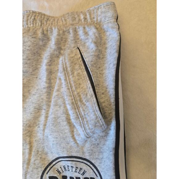 Victoria's Secret PINK Gray Sweatpants Black Stripe Size Small - Picture 5 of 8